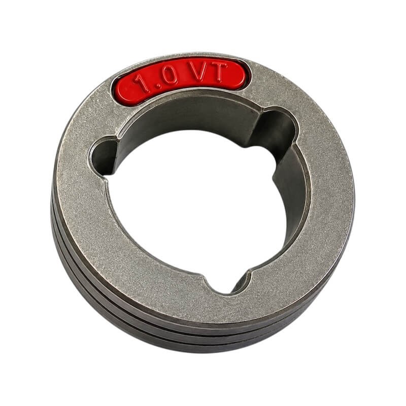Galet Ø1,0/1,2 ACIER/INOX pour Powertec i et Dévidoir Lincoln