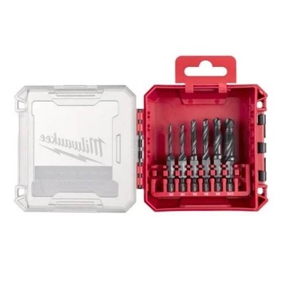 Coffret de 6 forets taraudeurs combinés HSS-G Milwaukee - 4932498267