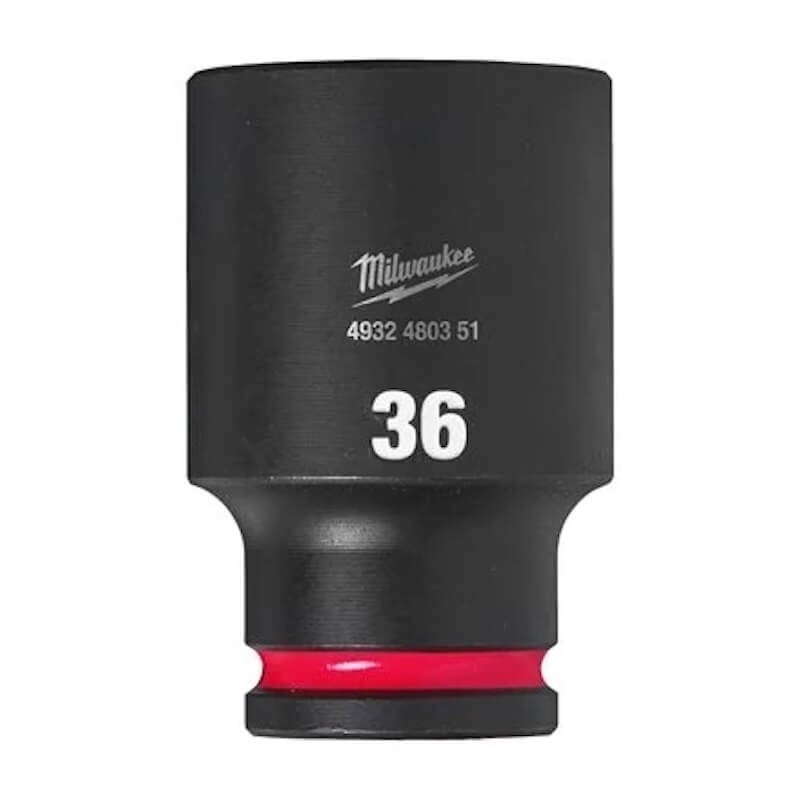 Douille à choc longue 1/2" 6 pans Milwaukee SHOCKWAVE - 36mm