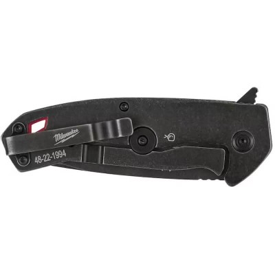 Couteau pliant Milwaukee HARDLINE™ lame lisse D2 - 75 mm - 48221994 fermé