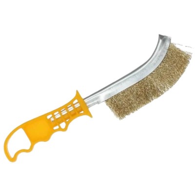 brosse-acier-laiton-avec-manche-plastique-jaune