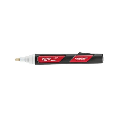 marqueur-blanc-peinture-liquide-inkzall-milwaukee-bouchon-ouvert