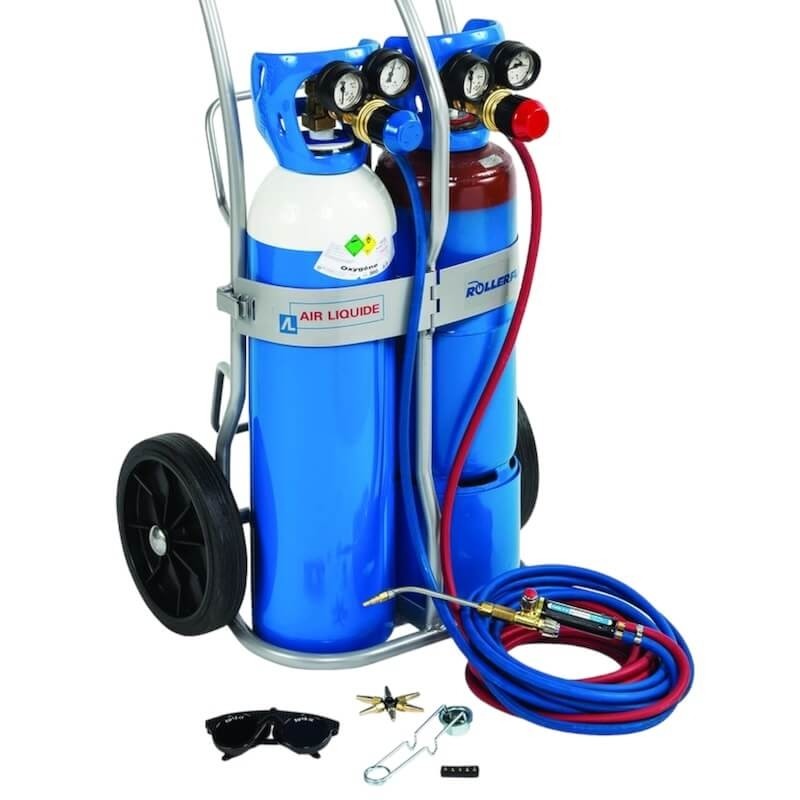 poste-rollerflam-oxy-acetylene-2,4m3-et-chalumeau-air-liquide