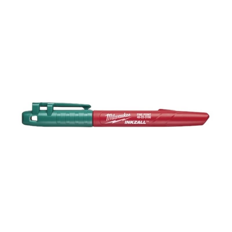marqueur-vert-pointe-fine-peinture-liquide-inkzall-milwaukee
