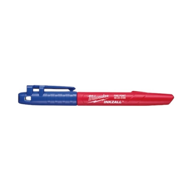 marqueur-bleu-pointe-fine-peinture-liquide-inkzall-milwaukee