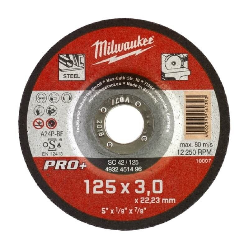 disques-a-tronconner-deporte-125mm-diam3,0-pro+-milwaukee
