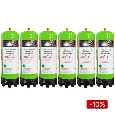 bouteille-de-gaz-jetable-argon-98/100-CO2-2/100-2,2-litres-inox 2