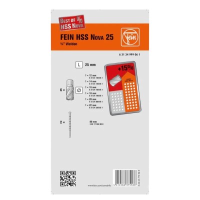 coffret-6-fraises-magnetique-hss-diam-12-a-22mm-prof-25mm-3/4-weldon-fein 2