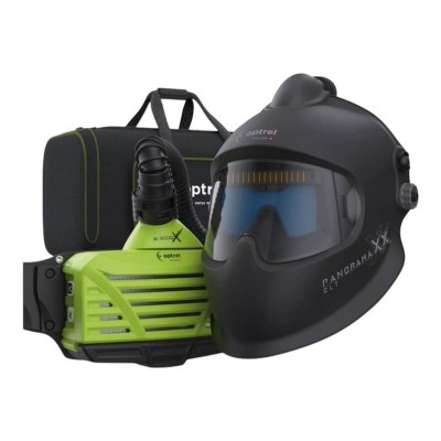 Pack cagoule ventilée Optrel Panoramaxx CLT avec e3000X
