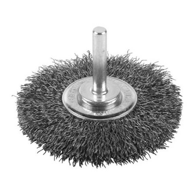 Brosse circulaire fils ondulés pour meuleuse droite S6 70x9mm (x3) - 4932501707