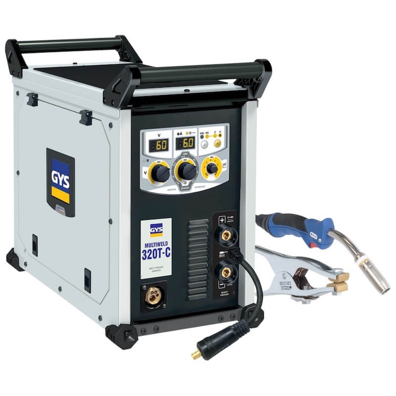 Poste à souder MIG MAG MULTIWELD 320T-C GYS multiprocédés compact triphasé 320A